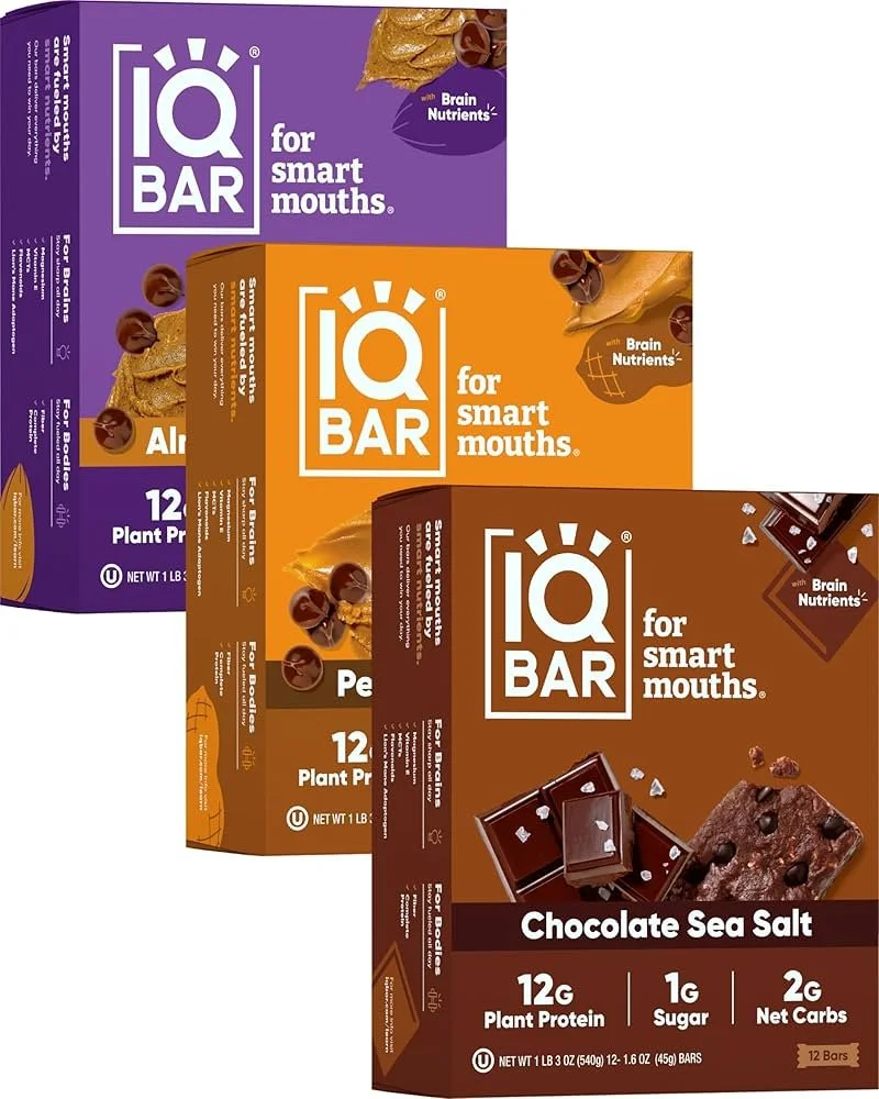 IQBAR brain and body protein bar