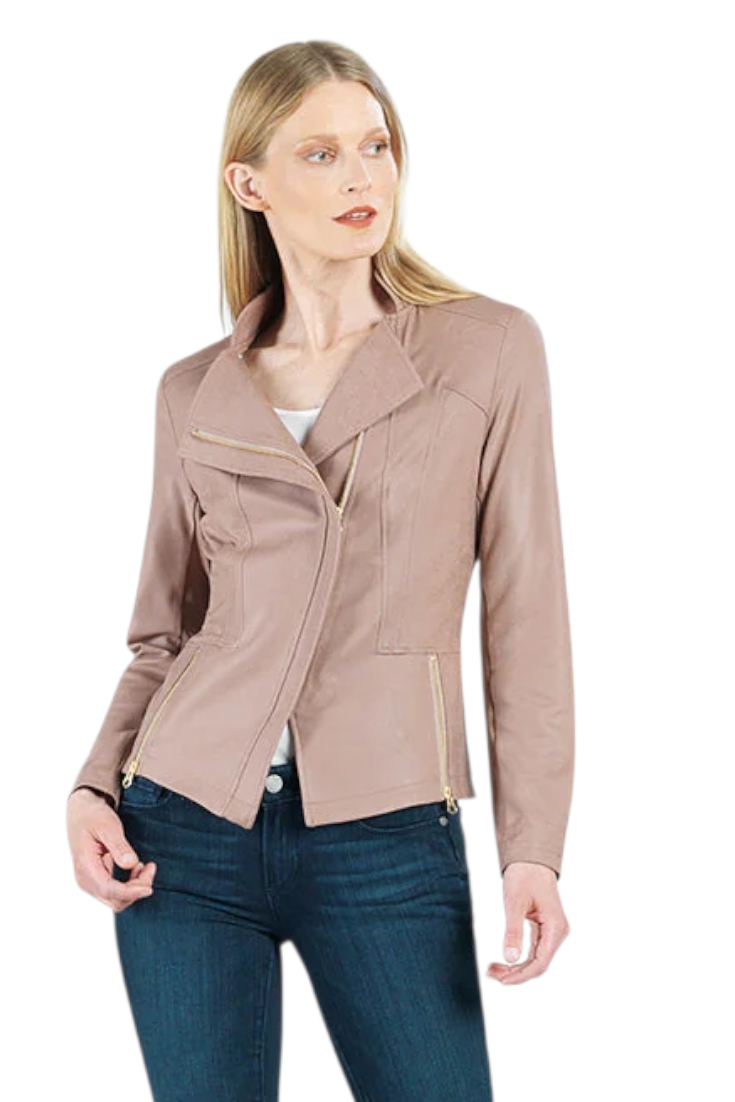 Liquid Leather™ Signature Jacket - Taupe