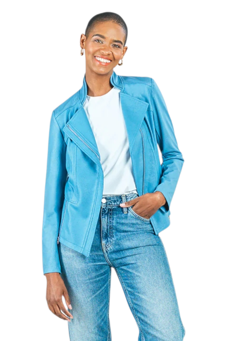 Liquid Leather™ Signature Jacket - Sky Blue