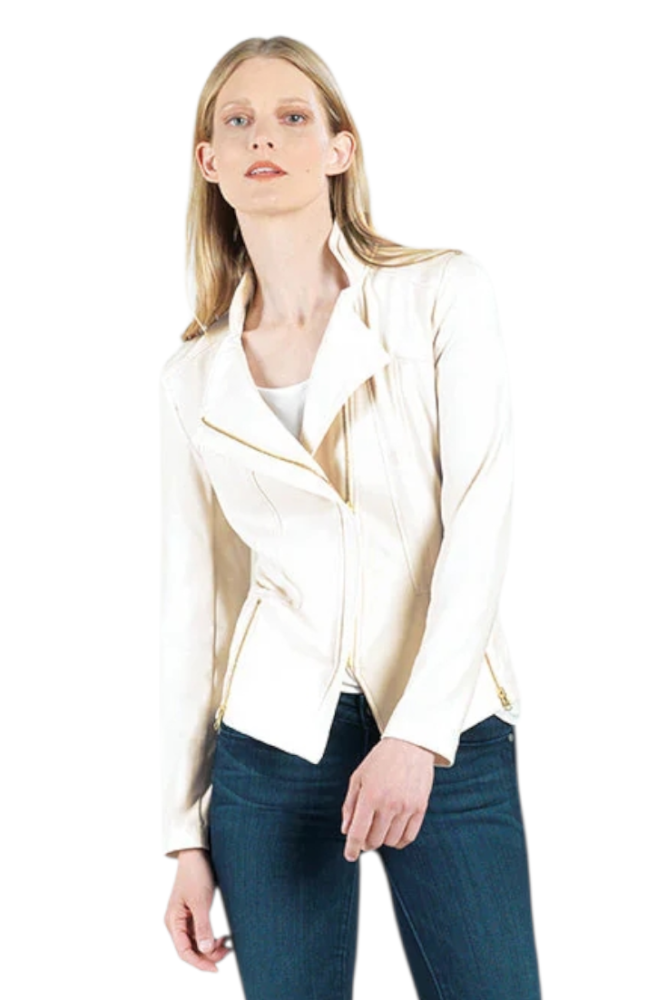 Liquid Leather™ Signature Jacket - Ivory