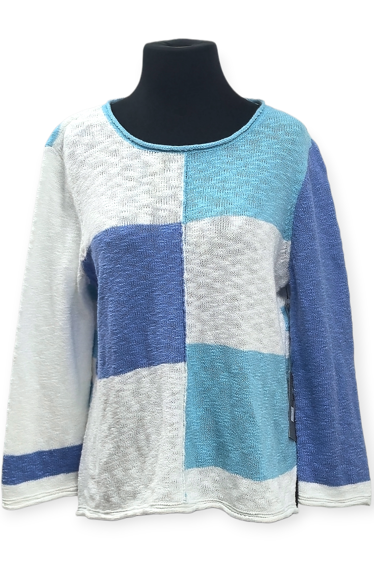 Habitat - Yin Yang Patchwork Cotton Pullover Sweater