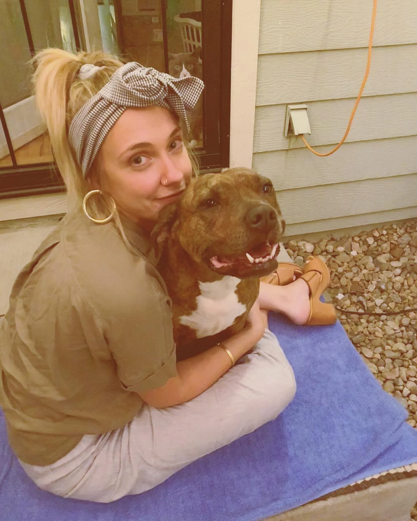 This is my little woman. ❤️ #pitbullsofinstagram #pitties