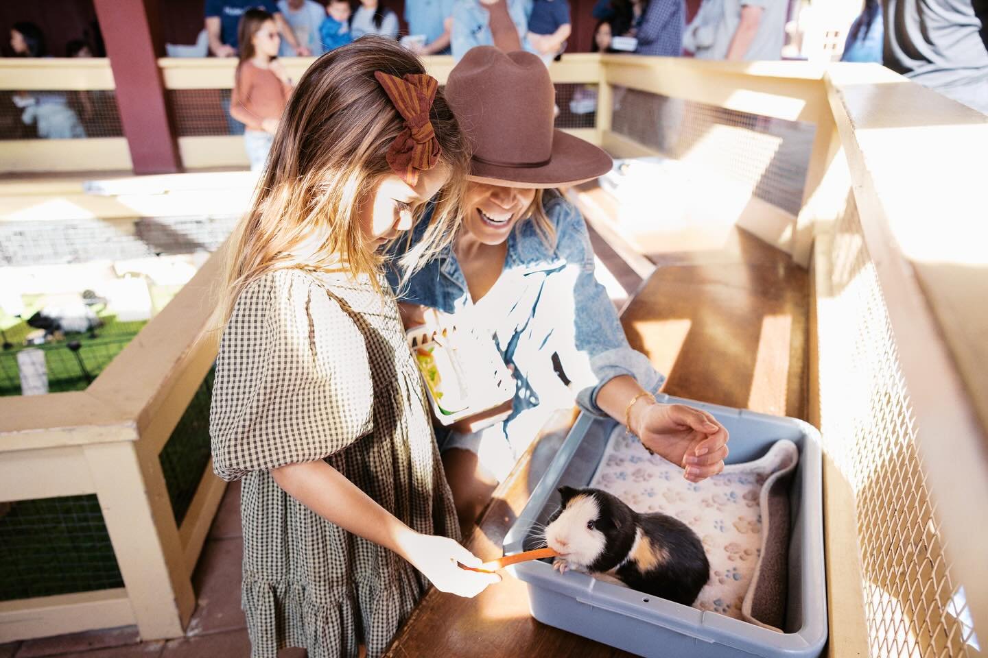 Tiny paws, big charm! 
Our guinea pigs love snack time&mdash;and visitors like you! Swing by River Street Ranch to meet these adorable little buddies.