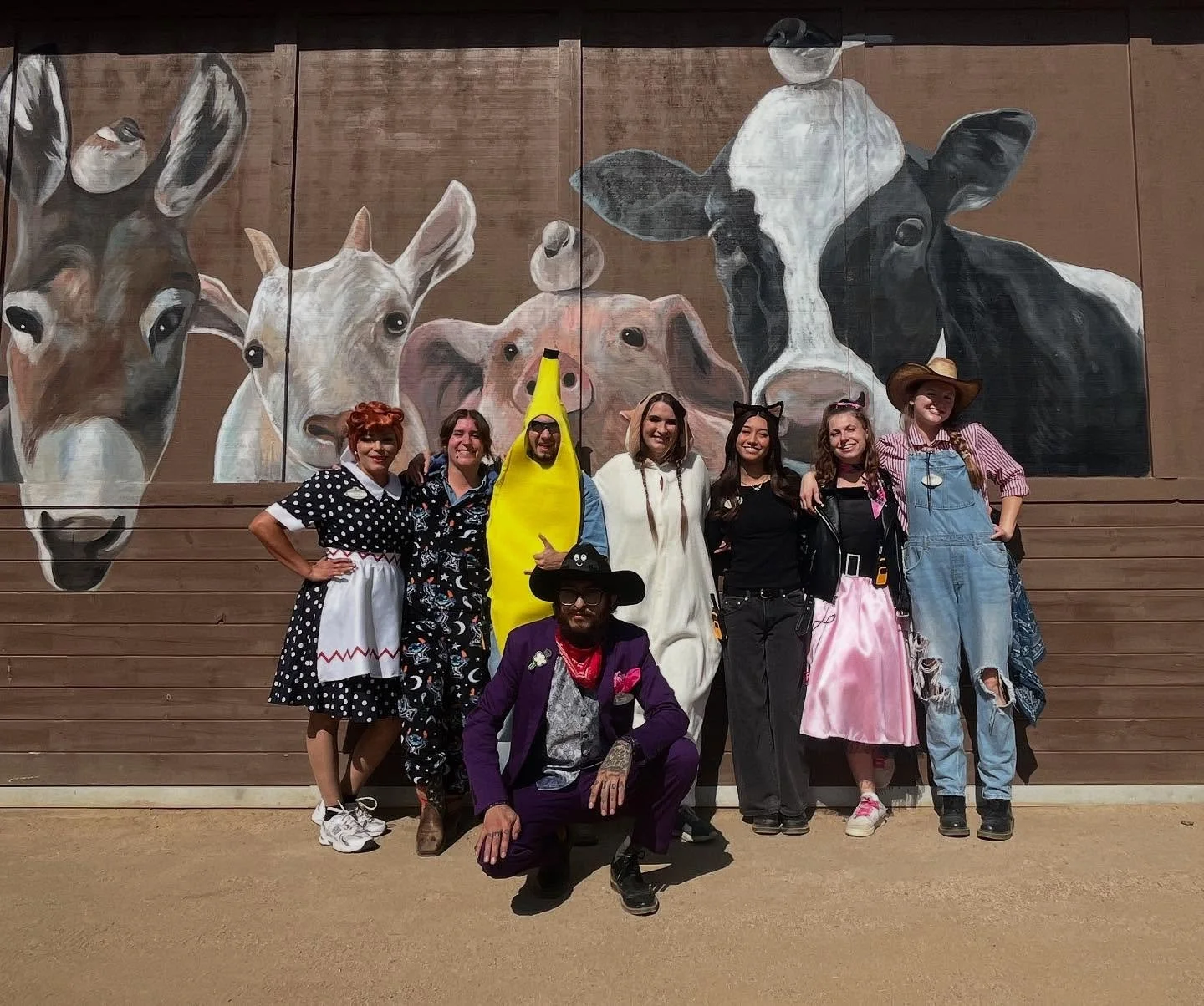 Our ranch crew traded boots for costumes today &mdash; spreading smiles, laughter, and Halloween fun!