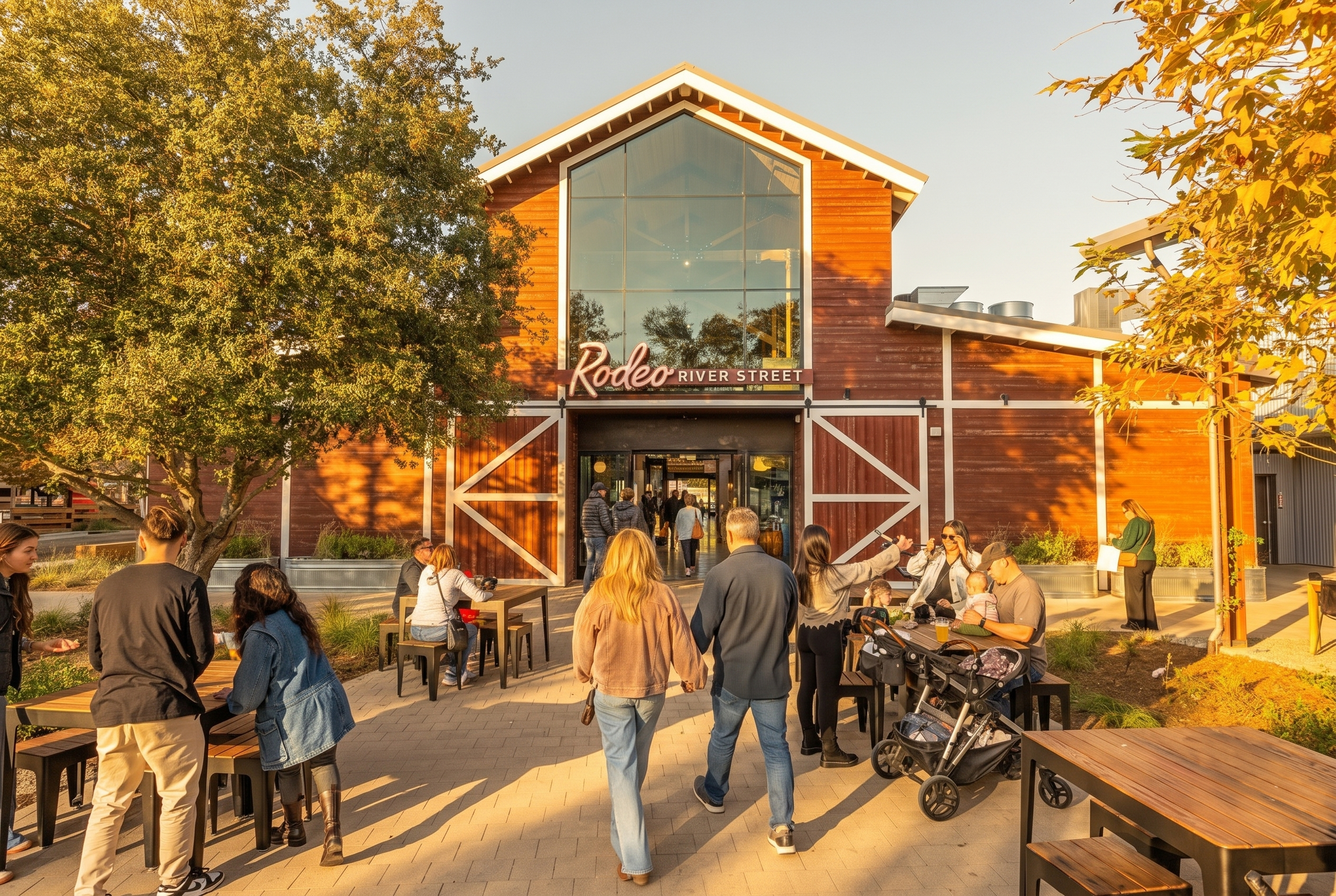 Rodeo Food Hall at River Street Marketplace