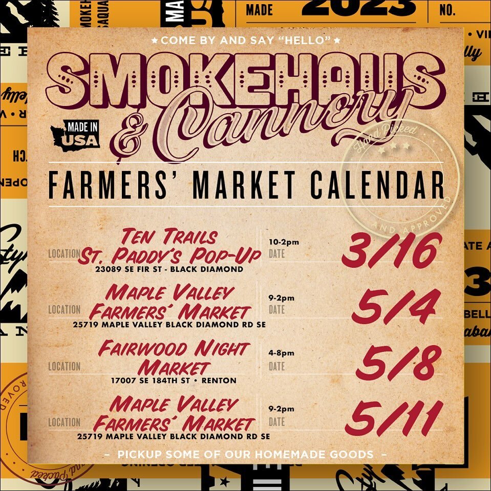 WARM WEATHER ALERT: This Saturday local small business vendors plus the famous Dick&rsquo;s burger truck along with other food trucks. Come out and show your support. 
.
.
.
#styksmokehaus #stykhaus #picklingsmokingcanning #supportsmallbusiness