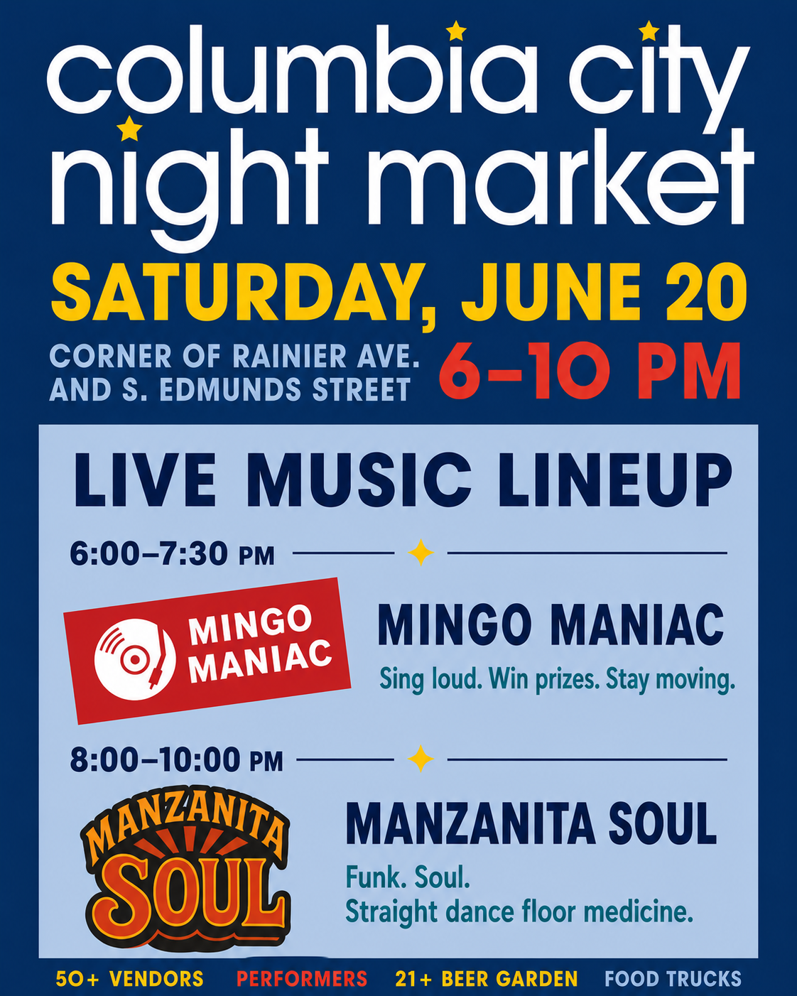 Columbia City Night MarkeT