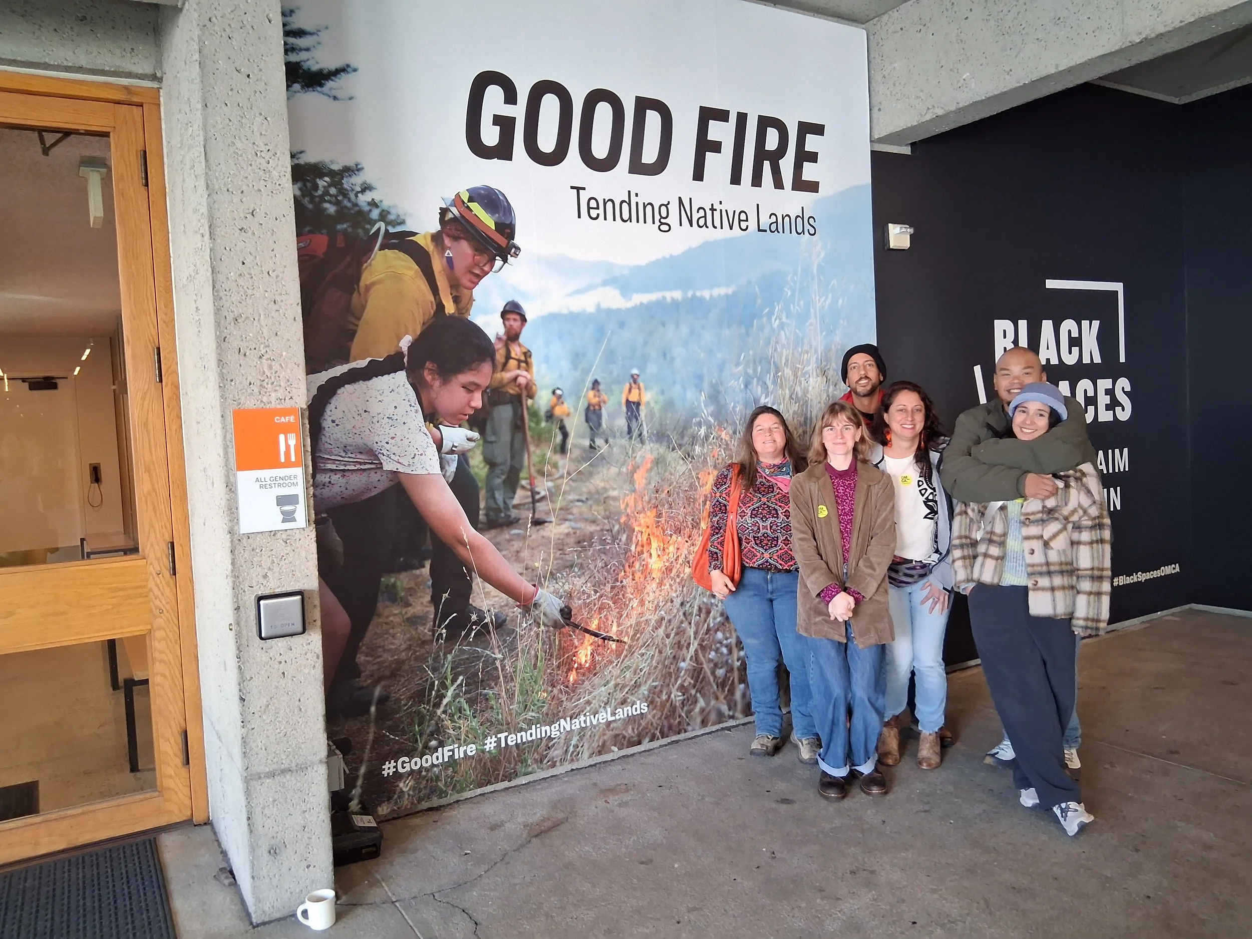 CSU Chico and UC Berkeley SAFE Chapters Meet at Good Fire Exhibit