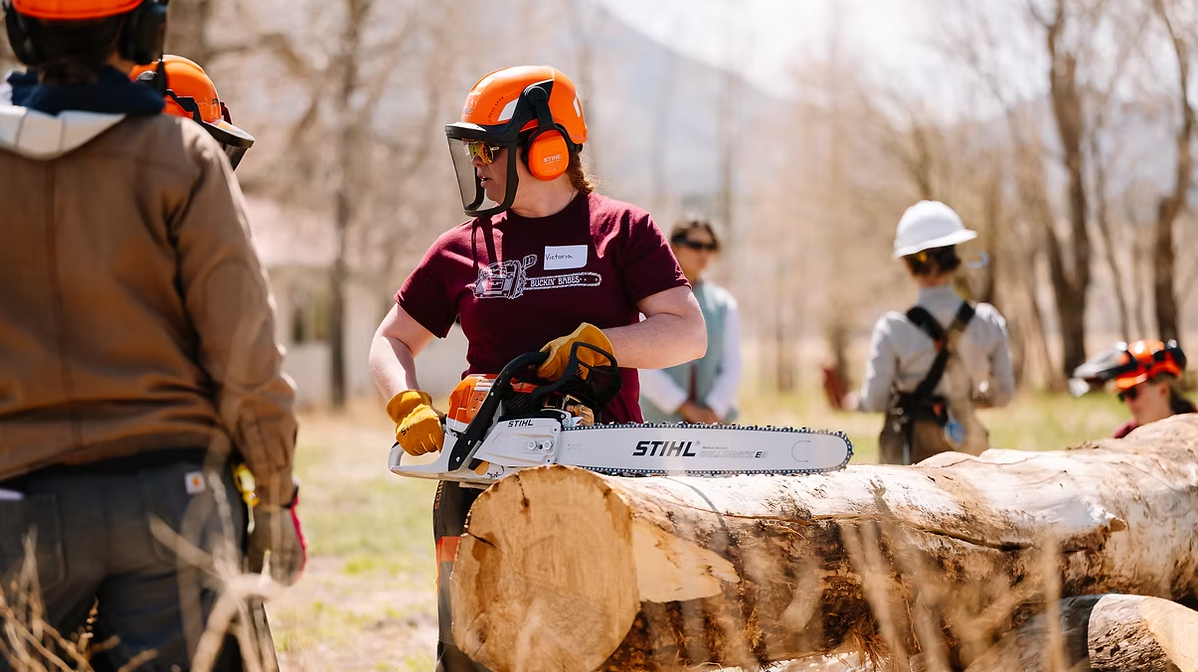 April Buckin’ Babes: Chainsaws, Confidence &amp; Community