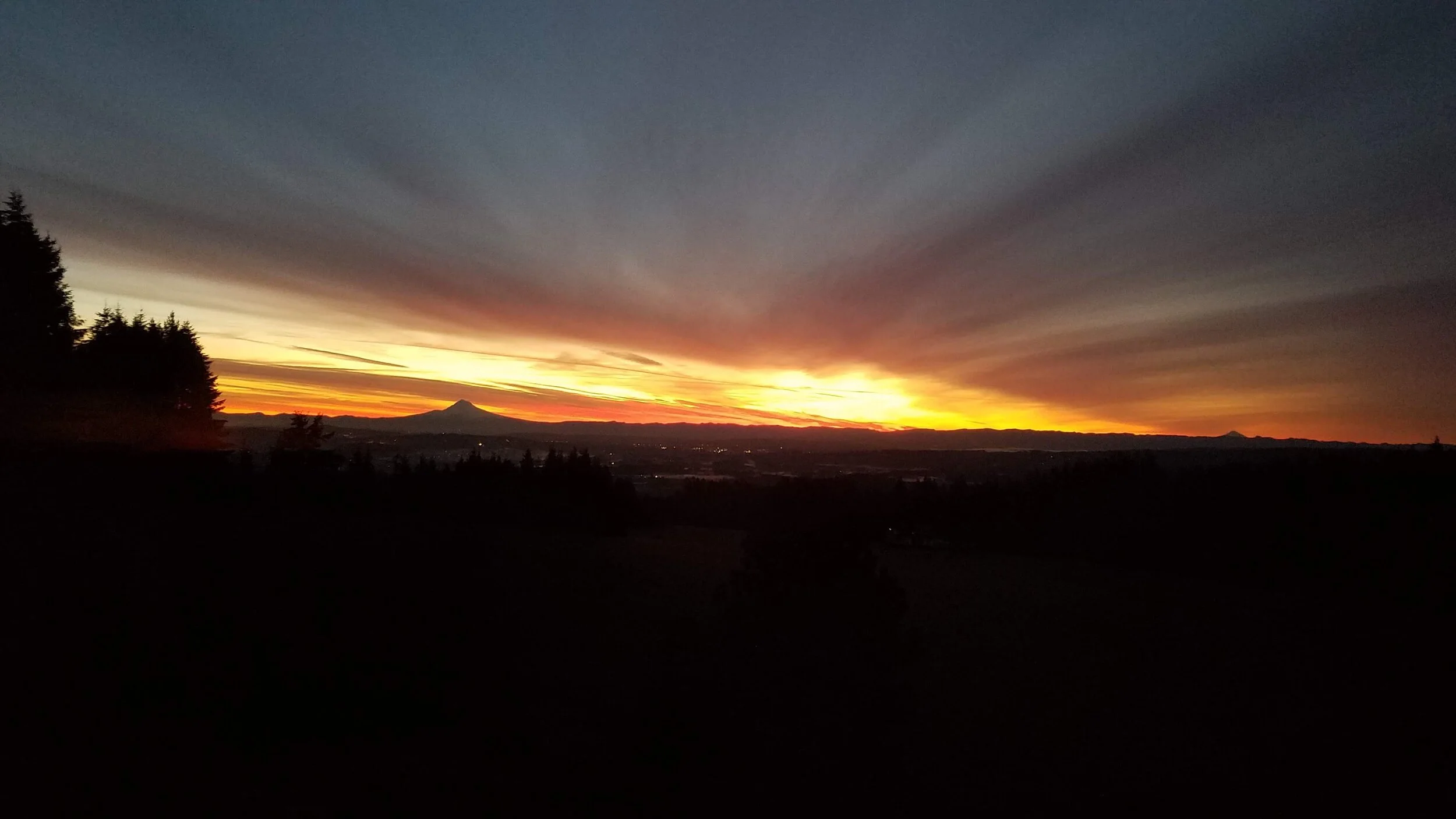  Sunrise on Bald Peak Oregon 
