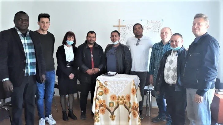 Jimmy and team in Macedonia