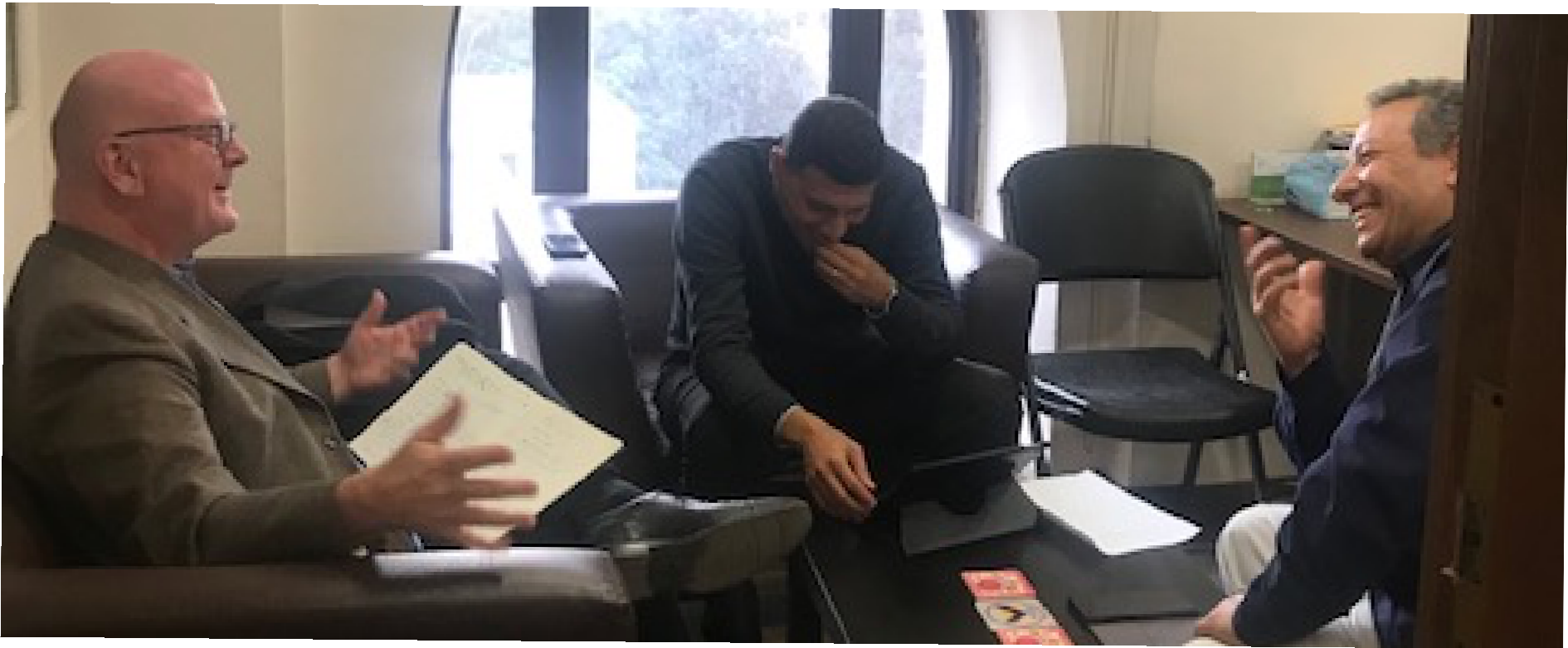 Robie meets with Egyptian church leaders