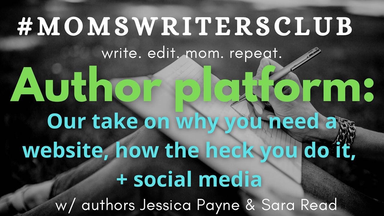 Our episode on AUTHOR PLATFORM discusses
-why you need a website (yes, now!),
-how the heck you do it,
-author branding,
-social media,
-what NOT to do
+ lots of #MomsWritersClub Q&amp;A on the topic!

Link in bio!