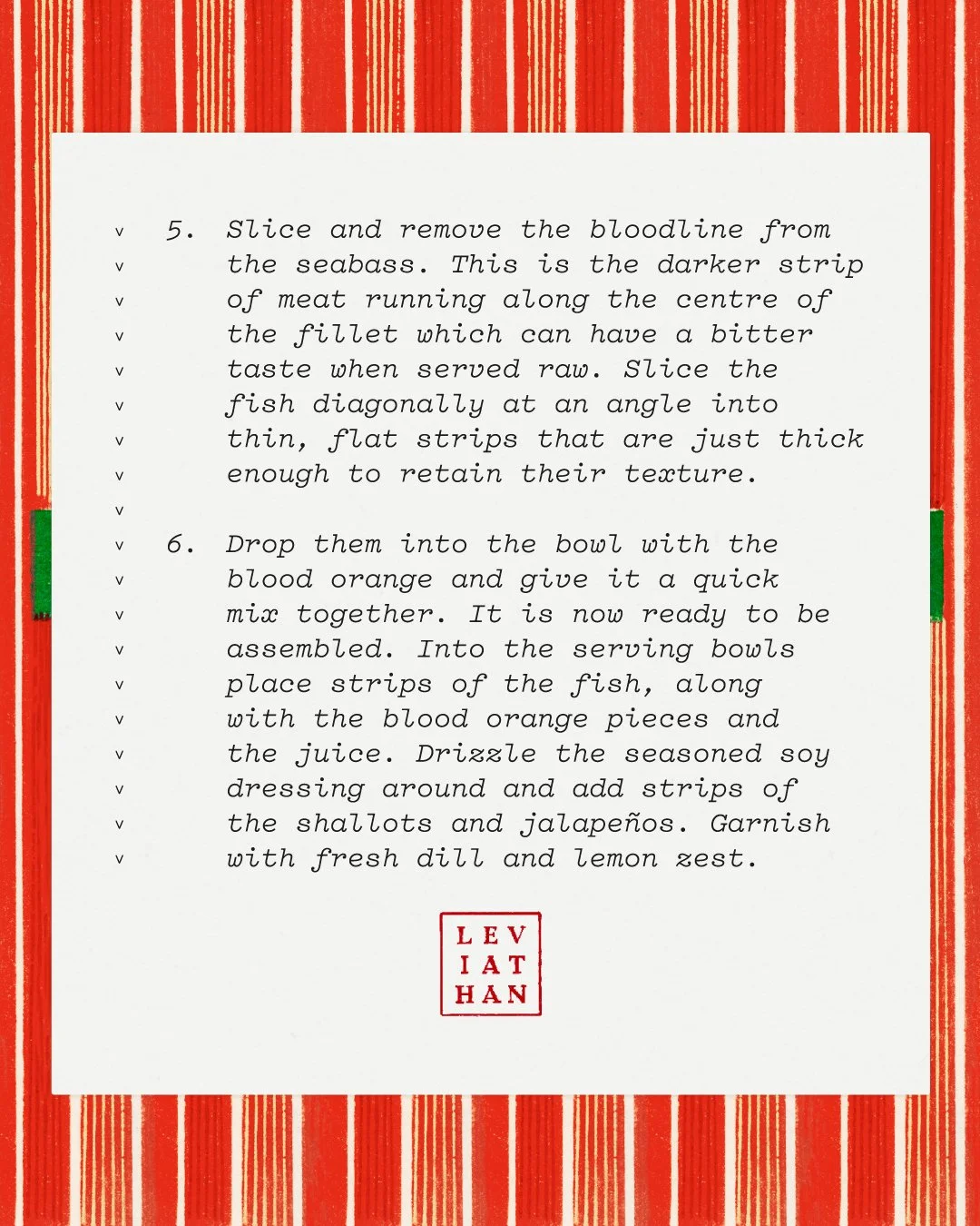 Sea Bass Crudo with Jalapeño & Blood Orange — Leviathan Food Recipes