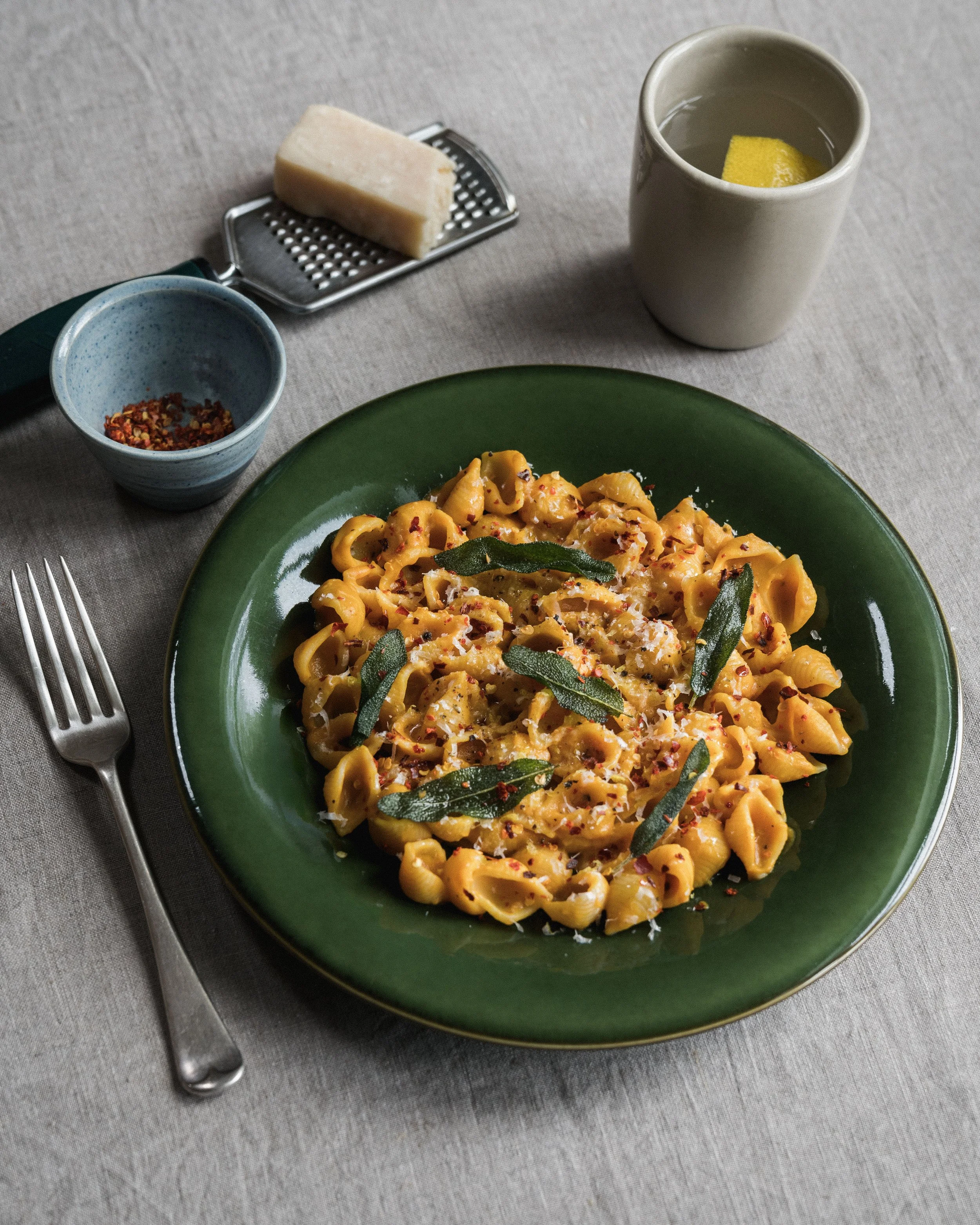 Butternut Squash Conchiglie with Crisp Sage