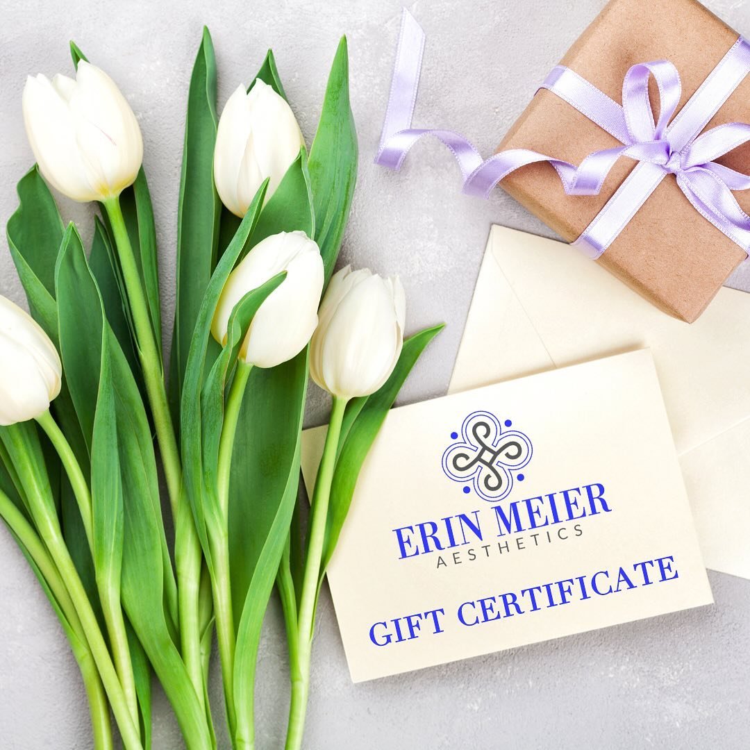 Need a gift idea for Mom?
Treat her to a Gift Certificate from @&zwnj;erinmeieraesthetics ! ✨
🎁 Personalized Beauty: Whether she&rsquo;s dreaming of flawless brows, luscious lips, or radiant skin, our expert services have got her covered!
Show Mom h