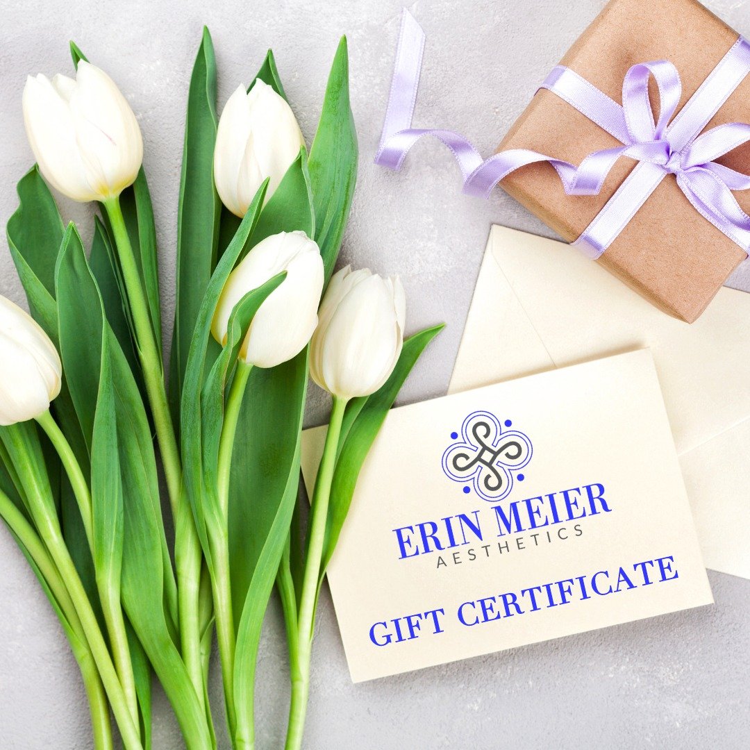 Need a gift idea for Mom?

Treat her to a Gift Certificate from @erinmeieraesthetics ! ✨

🎁 Personalized Beauty: Whether she's dreaming of flawless brows, luscious lips, or radiant skin, our expert services have got her covered!

Show Mom how much y