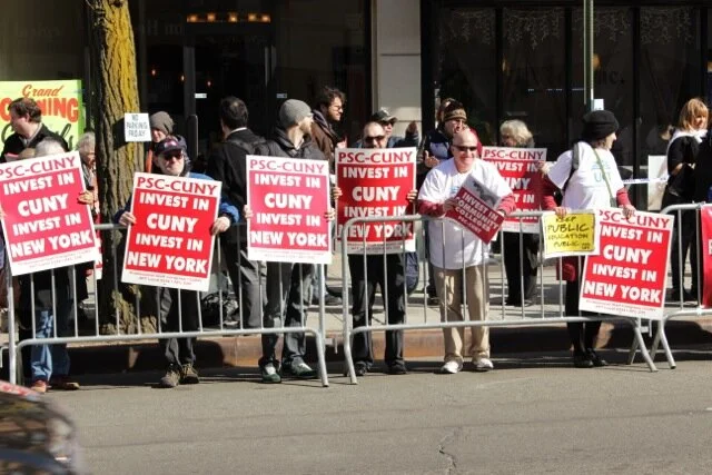 Protestors Speak Out Against Senate Budget