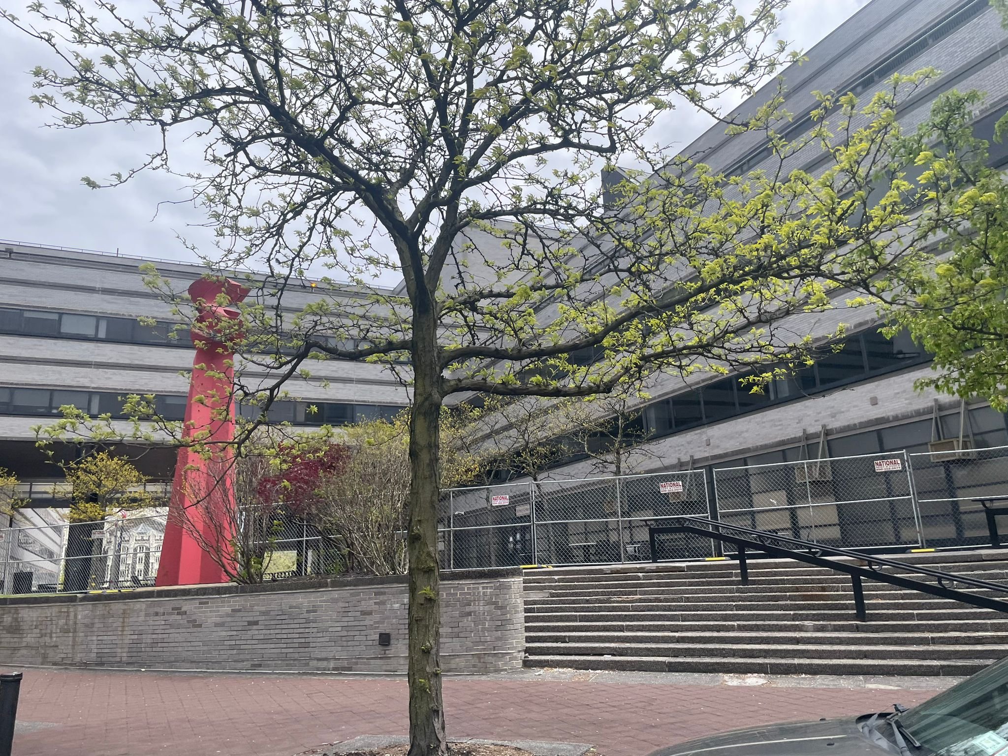 CUNY Public Safety establish barricades, restrict student access to buildings as pro-Palestinian encampment goes on for a third day