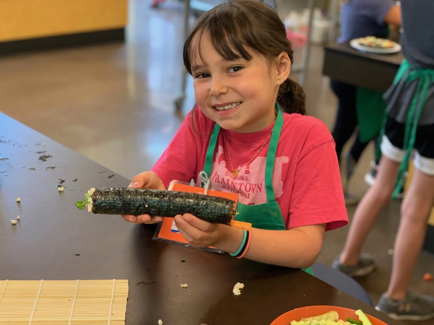 Kid Made Vegan Sushi!