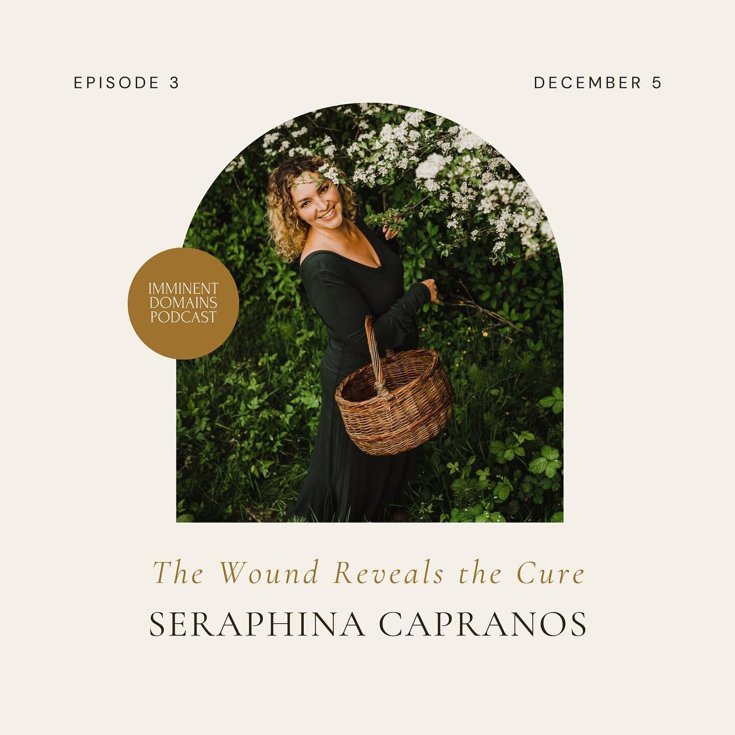SERAPHINA CAPRANOS: The Wound Reveals the Cure 🍃 link in bio 

In Episode 3, I sit down with Seraphina Capranos, a renowned clinical herbalist, homeopath, and internationally sought-after teacher, to delve into the landscape of health sovereignty, e