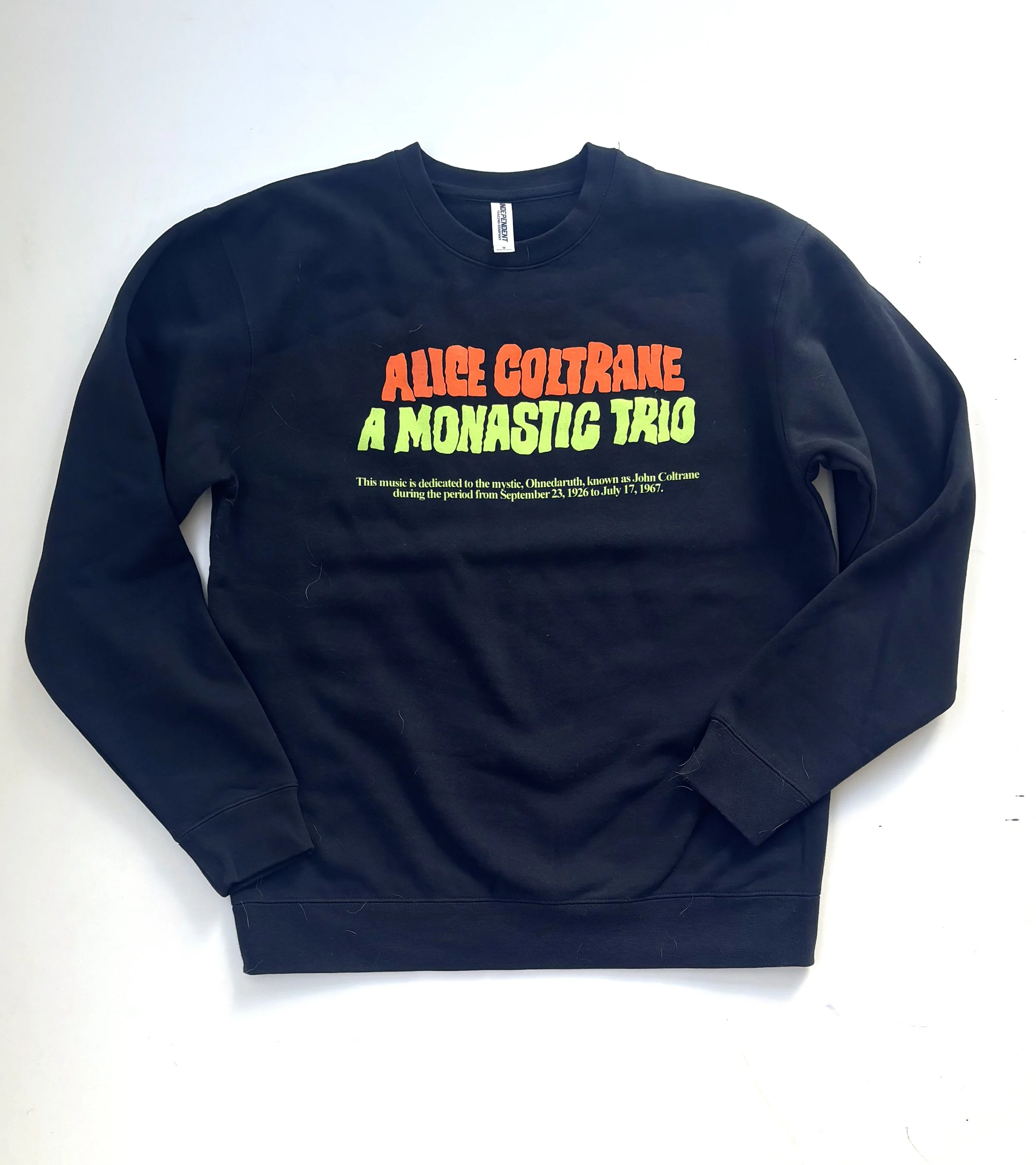A MONASTIC TRIO HEAVYWEIGHT SWEATSHIRT