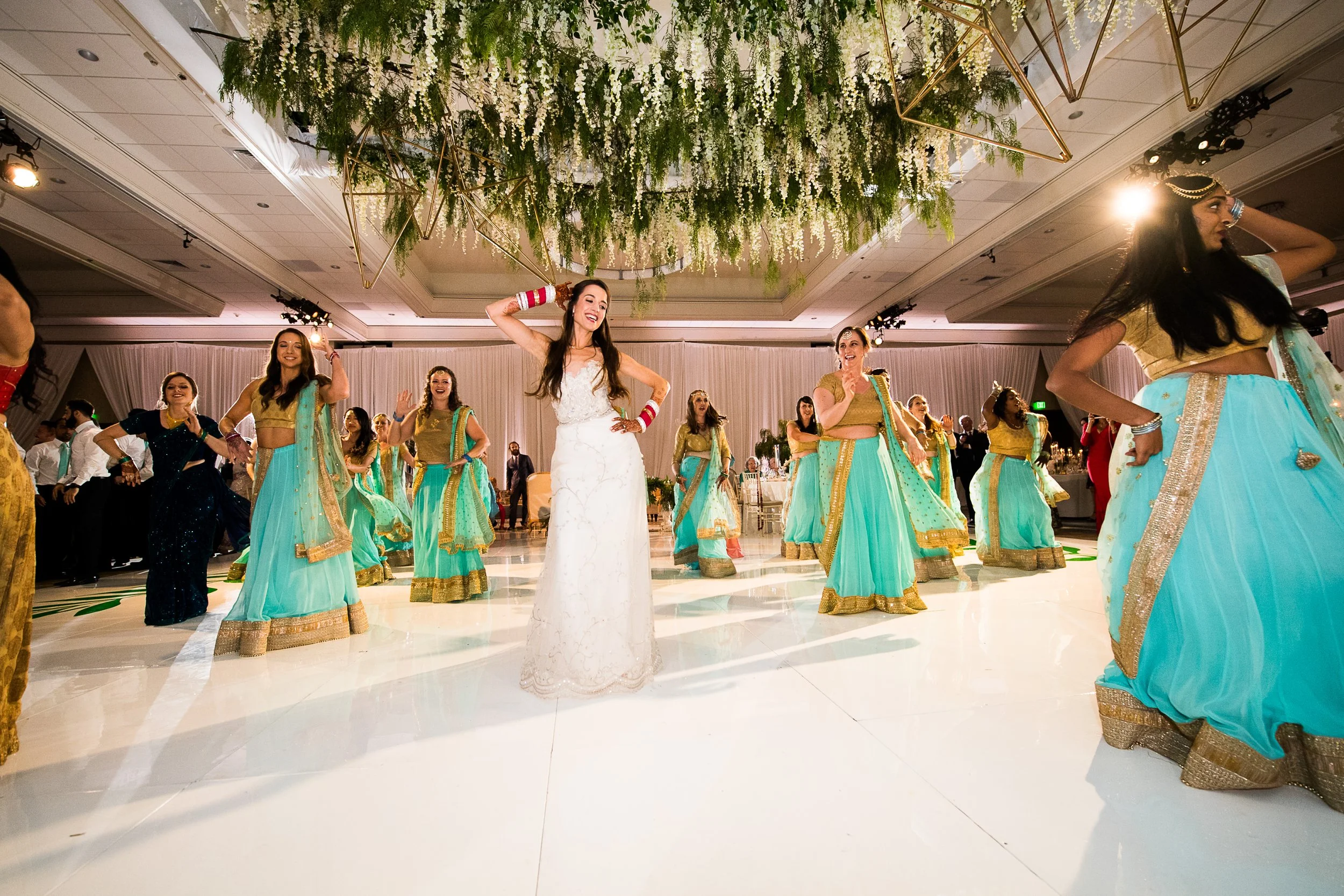 Meghan & Nitin  
Song: custom mix, bollywood 
Bridesmaids & Groomsmen dance (Bollywood) 
CO-CHOREOGRAPHER 
Los Angeles