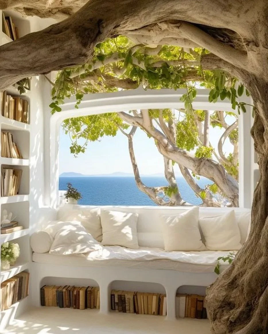 &mdash;
🆗 so thiiiiiiis must be how them hobbits livin up there in Greece, no? WOW! 🤤😍🤩@benmyhre this is so beautiful I might cry! What an enchanting imagination you have! The coziness just OOZES off the screen. Sign me up for the next treehouse 