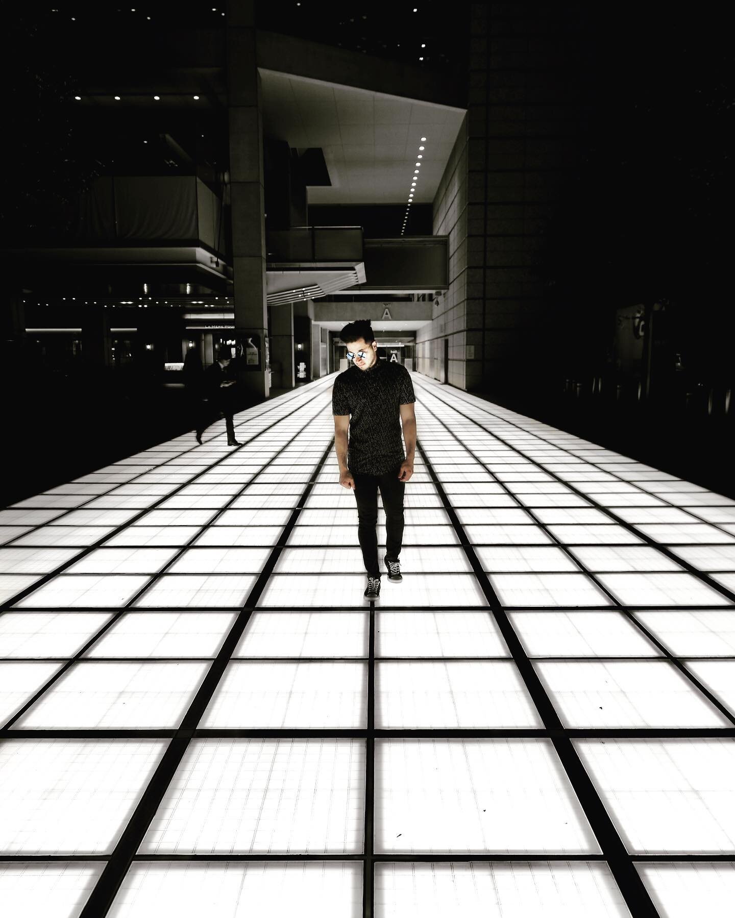 Tokyo&rsquo;s international forum by @rva_ny #blackandwhite #architecture #light #grid #tokyo #japan