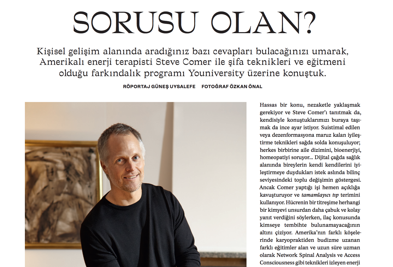 SORUSU OLAN?