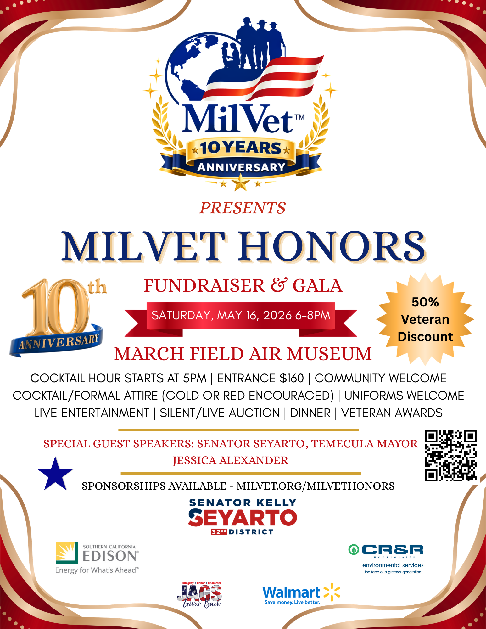 MilVet Honors Tickets
