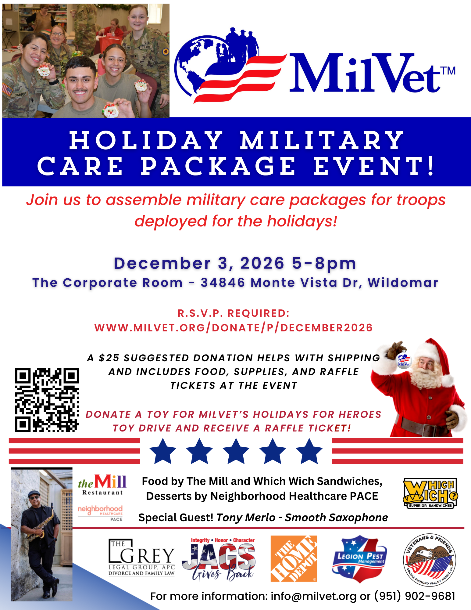 December Holiday Care Packing Event