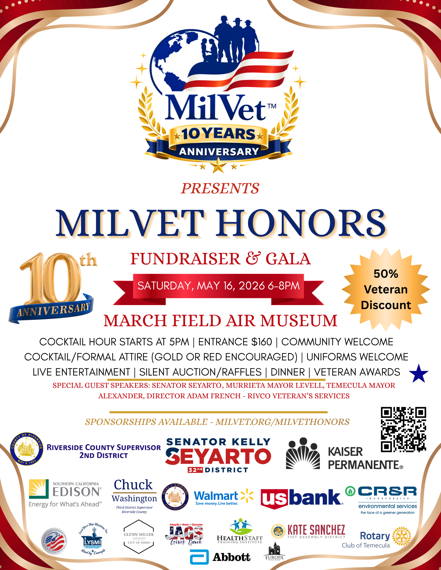 MilVet Honors Tickets