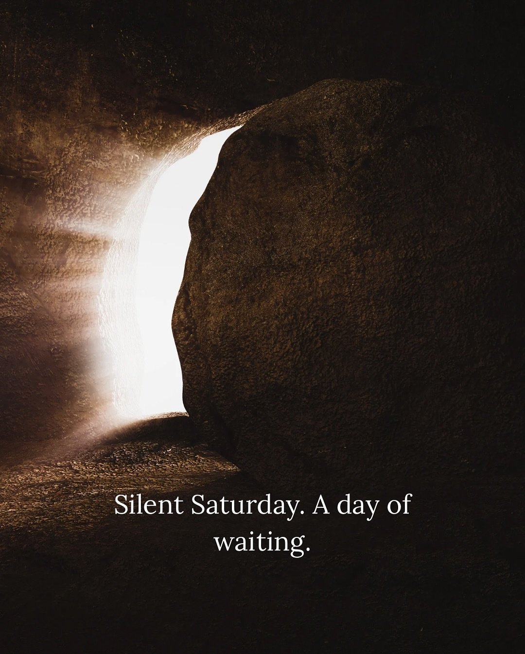 Silent Saturday is the pause before the victory. We wait with anticipation that Sunday is coming.
#holyweek #devotional #silentsaturday #easter #ministry #readthis