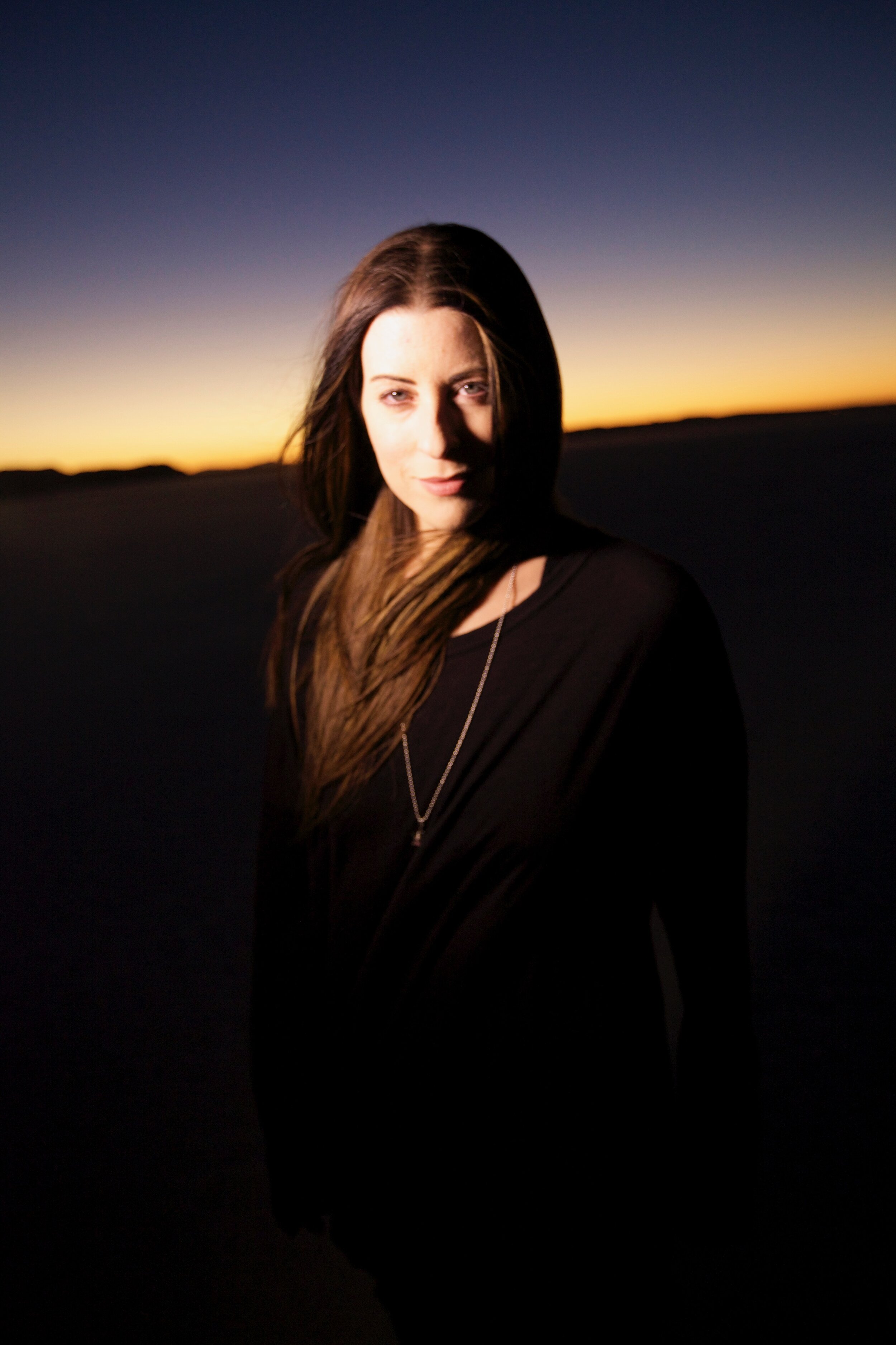 Connie Hunt "Desert Sunset Stare" by Jim Shea Photography