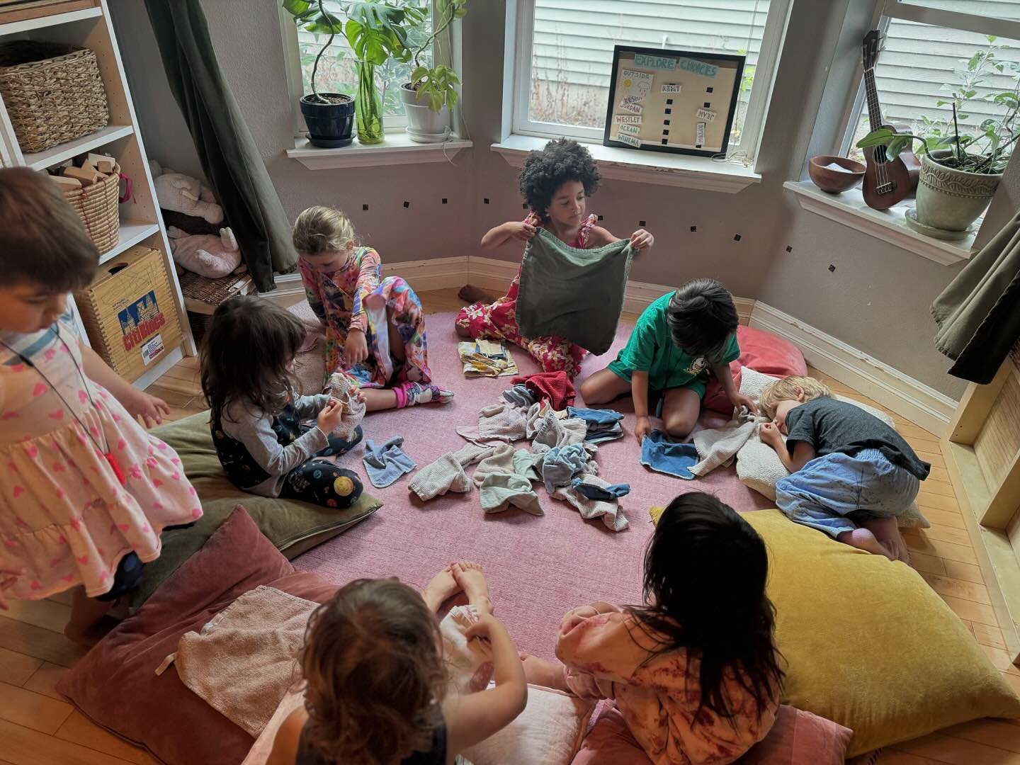 Our new school year is in full swing! We&rsquo;ve been busy hammering, baking banana bread, having tea parties, forming bands, exploring pulleys, painting with new supplies, folding our napkins and growing together every day. I&rsquo;m getting into t