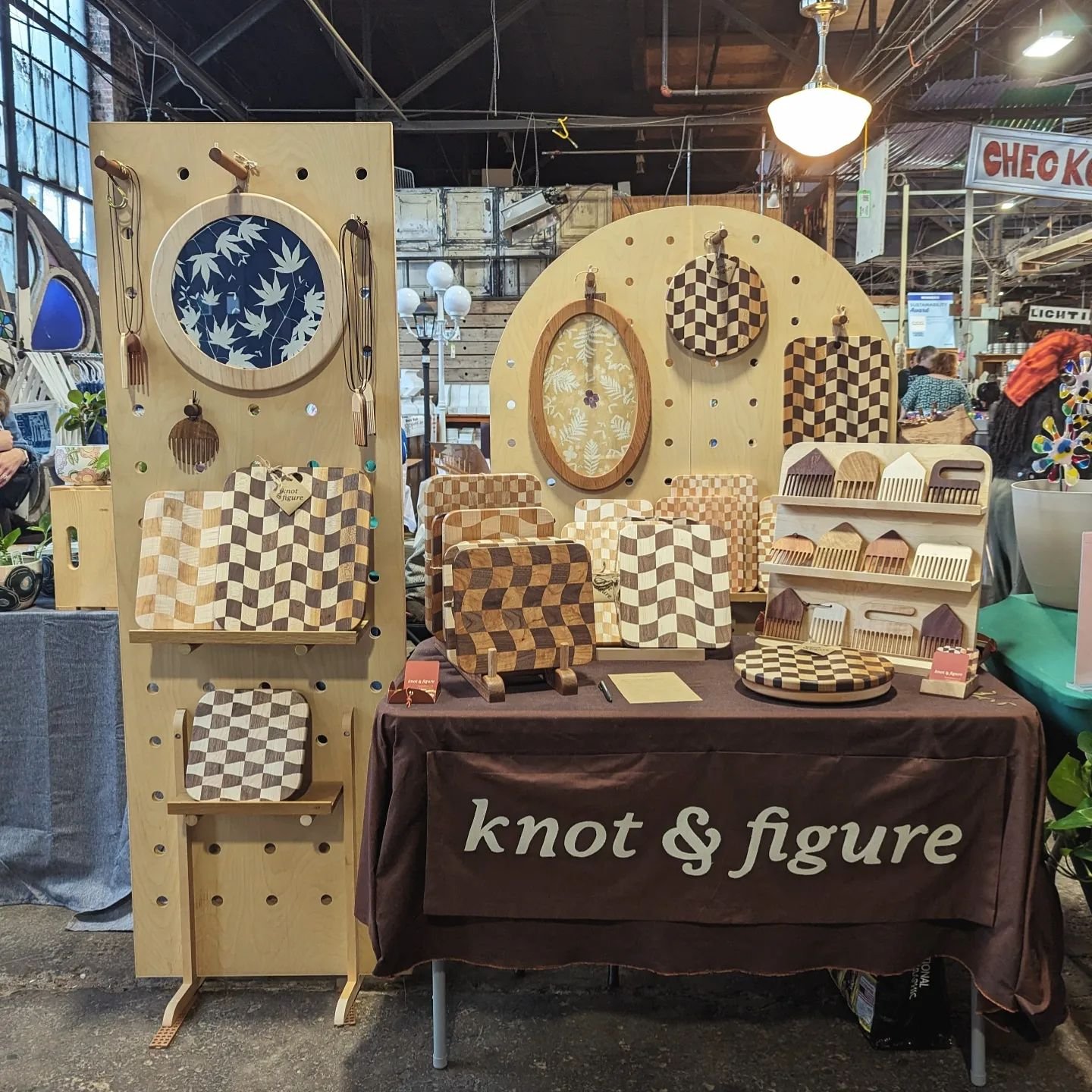 Huge thank you to everyone who came out for the @handmadearcade Spring Market yesterday! It was so great to see all the new and familiar faces, and to have Knot &amp; Figure items out in the world for the first time.

Soon, we'll be launching an onli