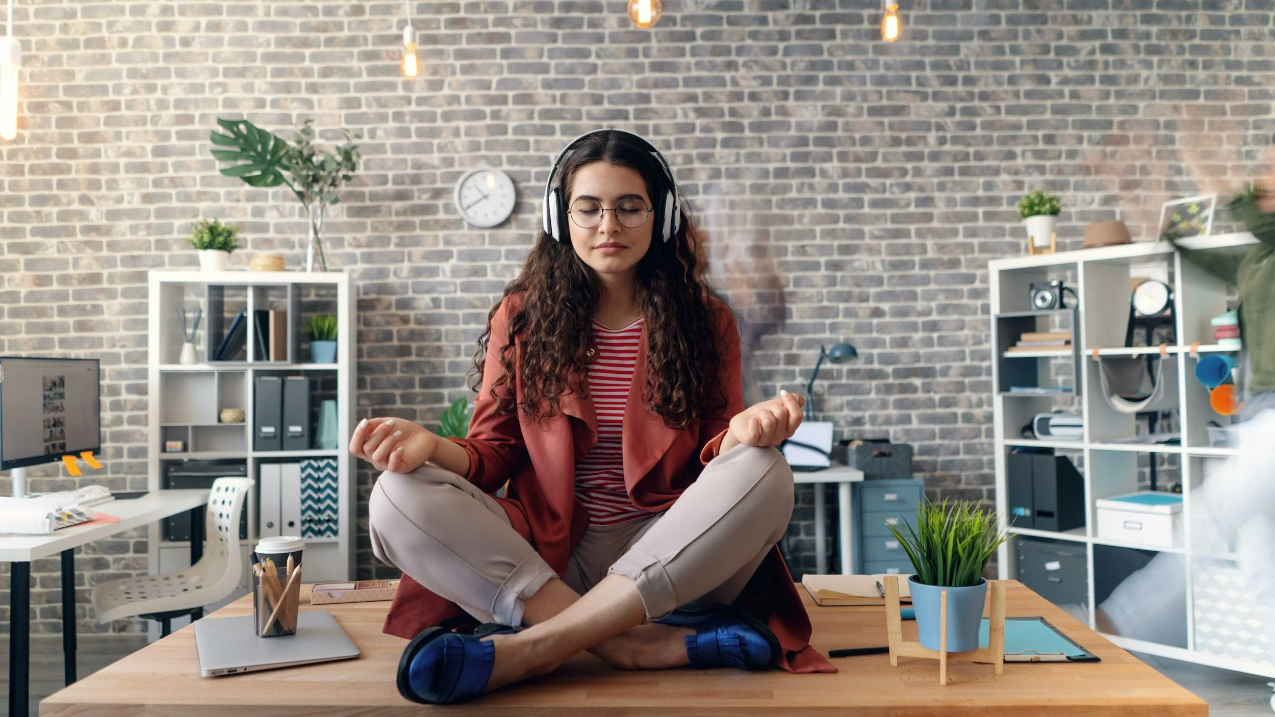 Corporate sound healing session for Colorado employees participating virtually
