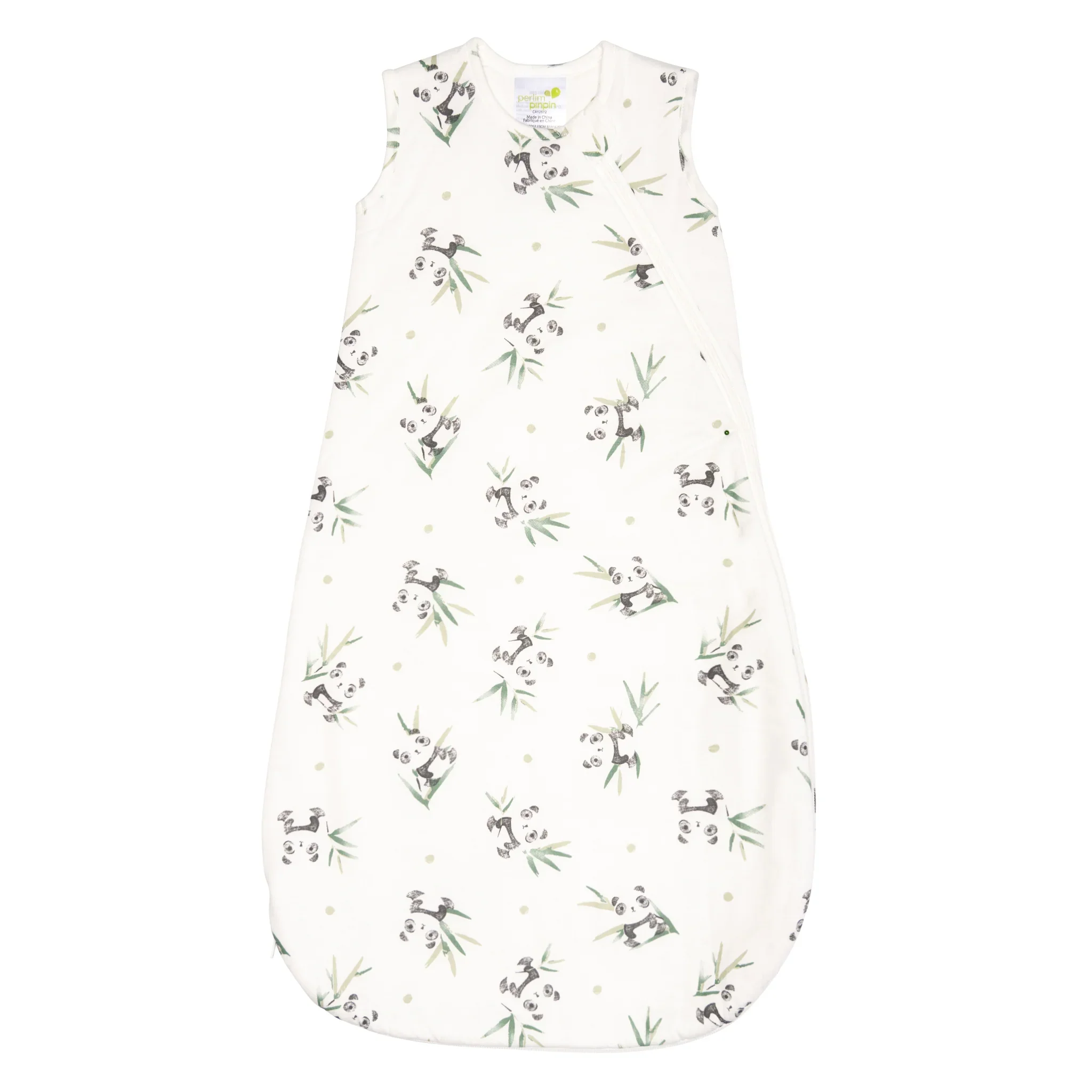 Quilted bamboo sleep sack - Pandas (2.5 togs).jpg.webp