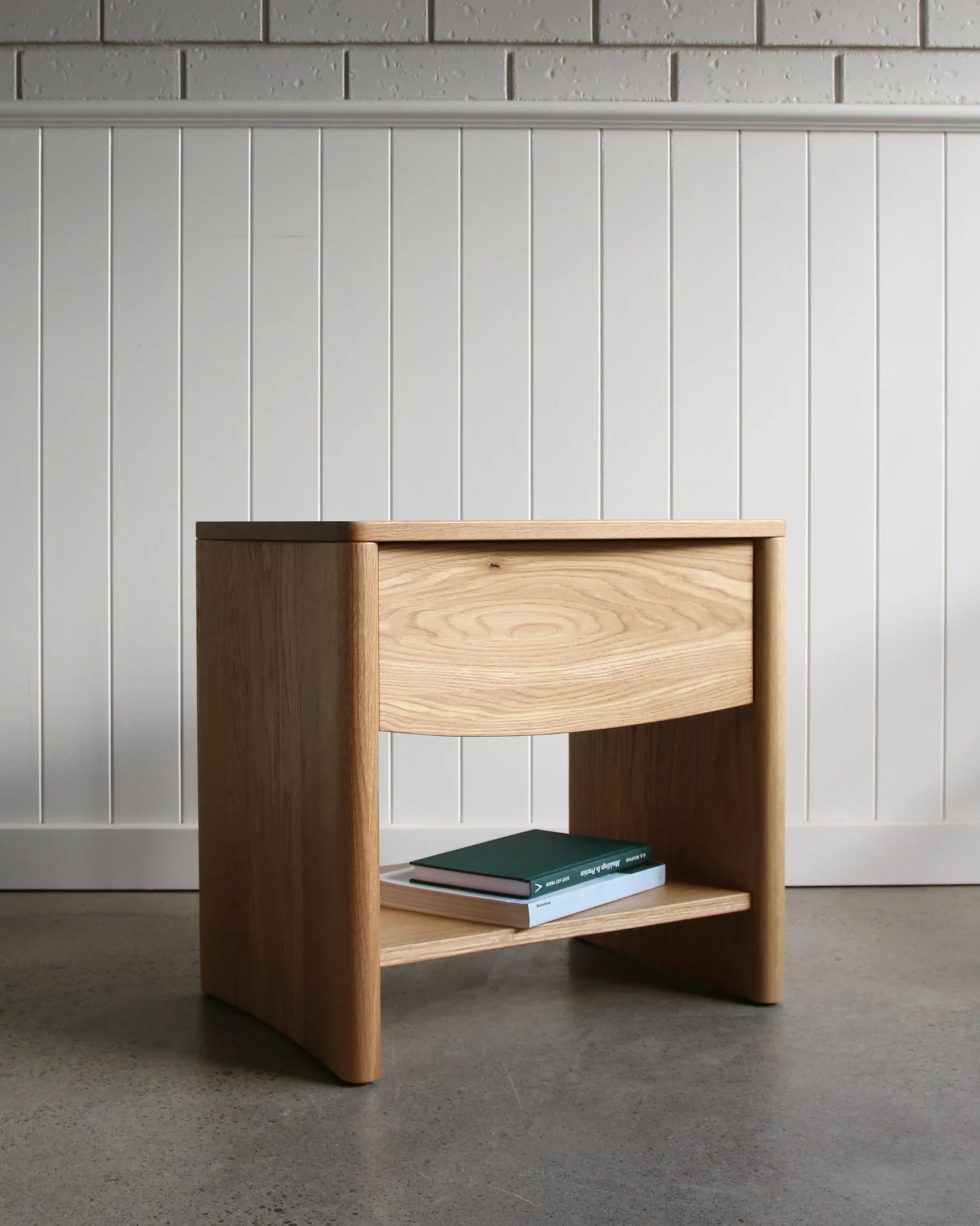 Curved Bedside - Finn Furniture