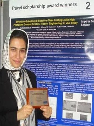 Nasrin Lotfibakhshaiesh wins poster prize and travel award