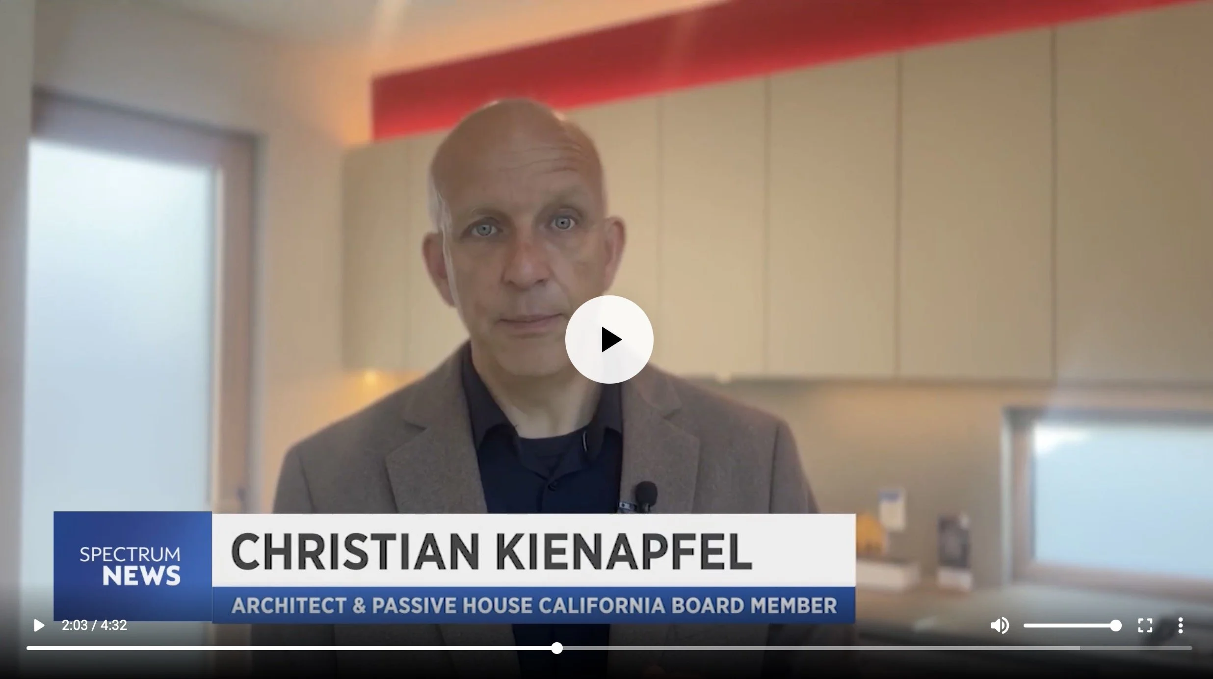 Spectrum New Interview | Passive House and Wild Fire Resilience 