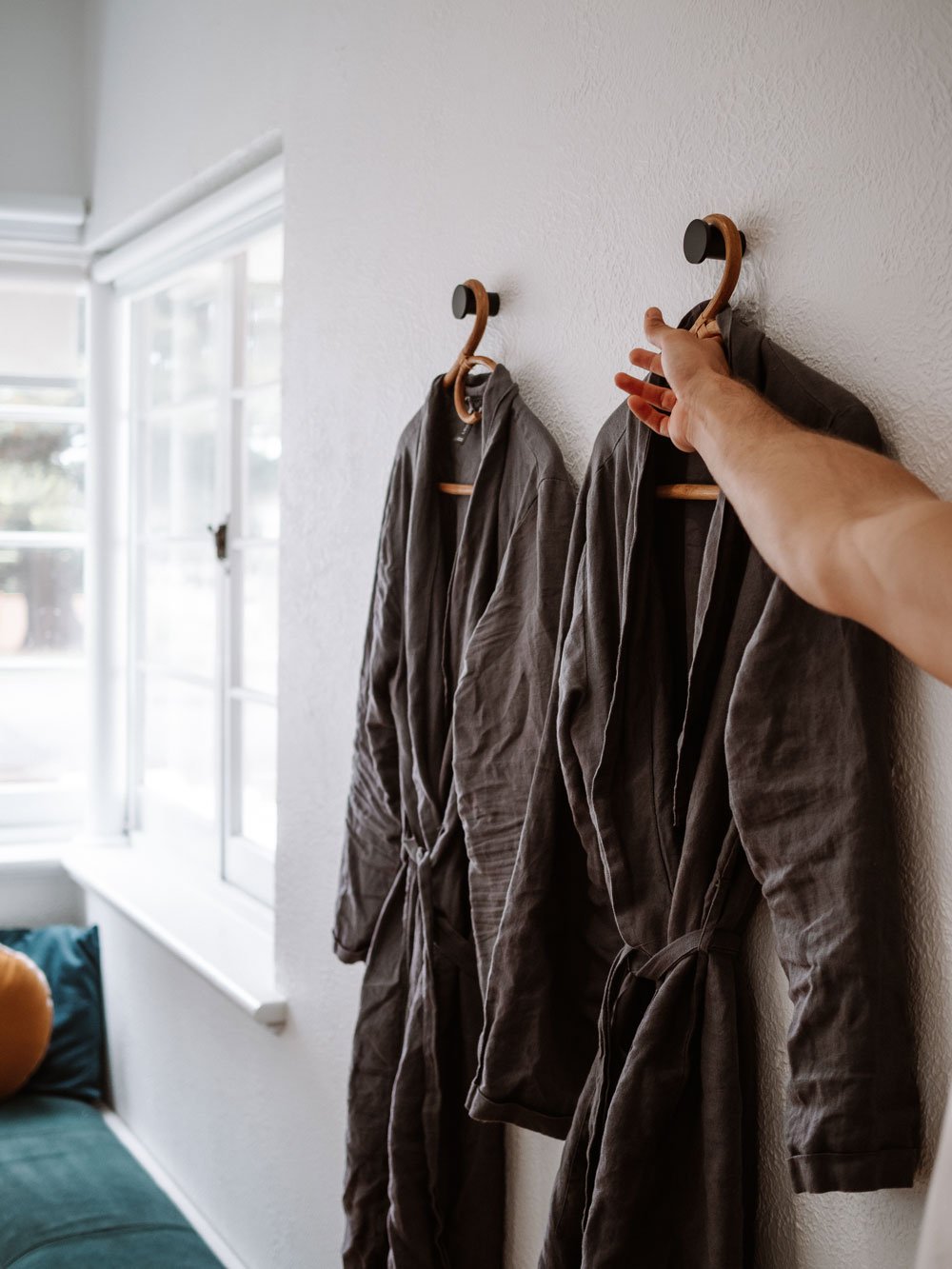 Complimentary use of our Linen Robes