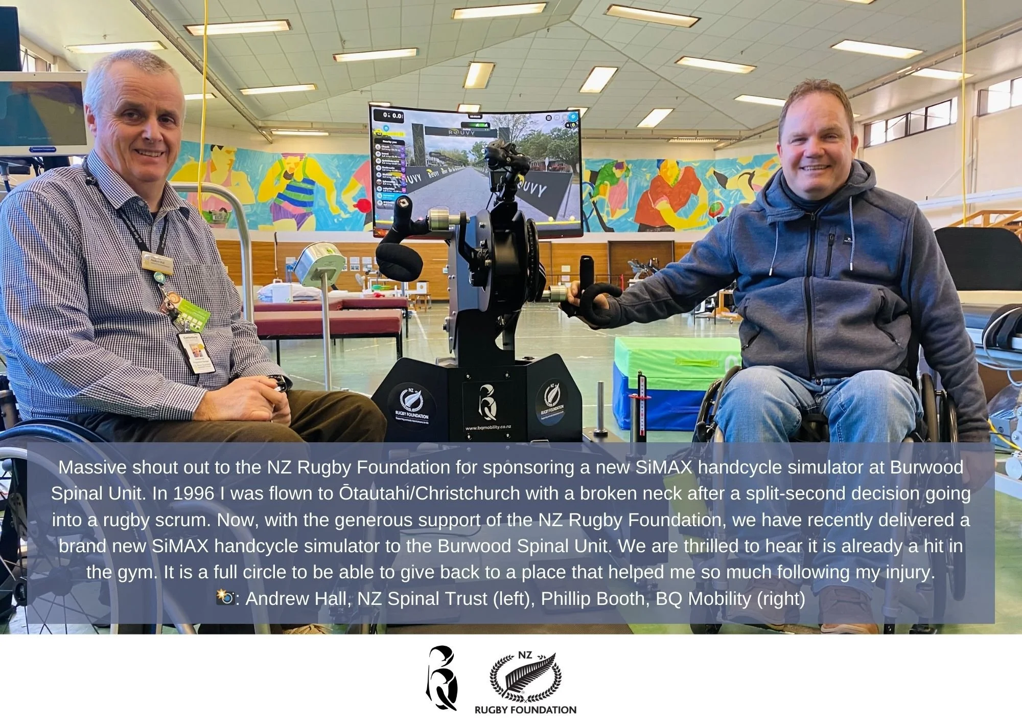 Burwood Spinal Unit Handcycle Simulator