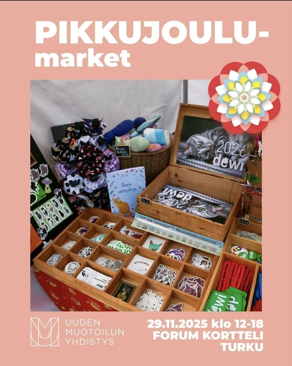 Uuden muotoilun pikkujoulumarket