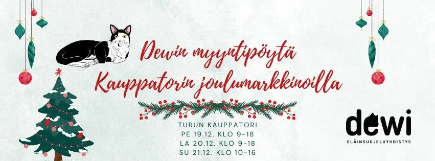 Dewi Turun Kauppatorin joulumarkkinoilla.