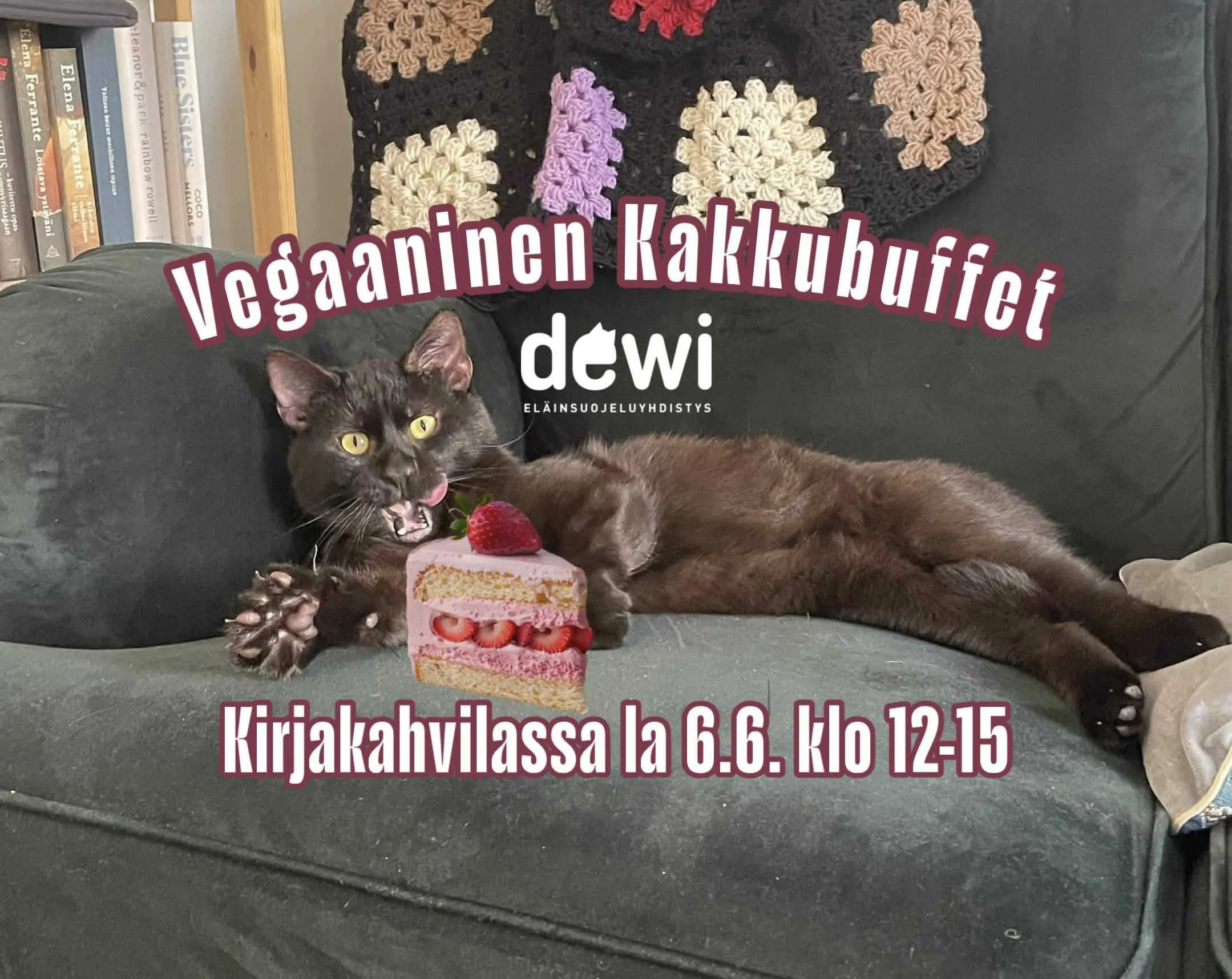 Kakkubuffet Kirjakahvilassa