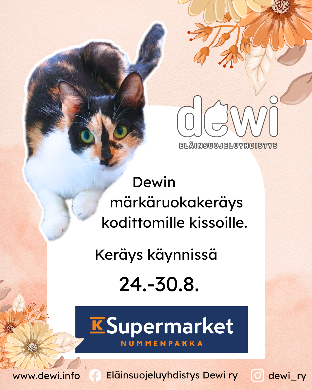 Ruokakeräys K-Supermarket Nummenpakassa