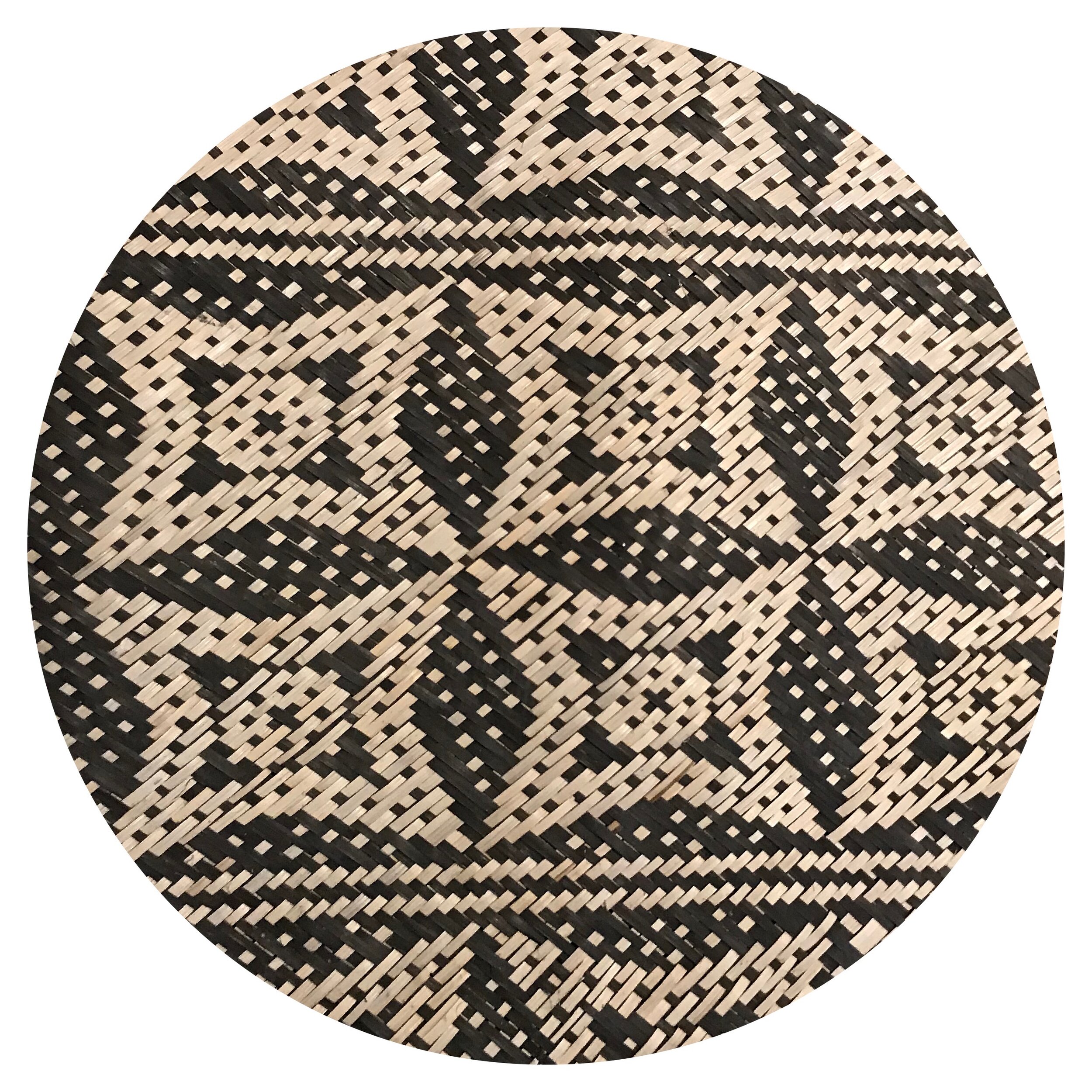 AUTHENTIC WOVEN INDONESIAN RUGS BLACK NATURAL 