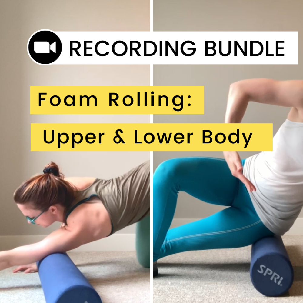 Foam Rolling Workshop Bundle: Upper & Lower Body